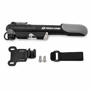Mini bomba de ar bike High One GP61S portátil com manômetro