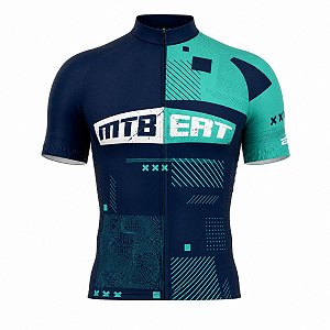 Camisa ciclismo ERT Classic MTB Azul proteção UV unissex