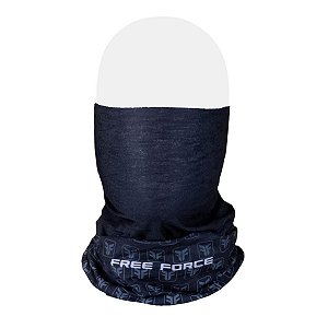 Bandana ciclismo corrida Free Force Black c/ proteção UV
