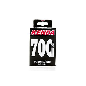 Câmara de ar aro 700 x 18/23 Kenda bico fino 48 mm removível