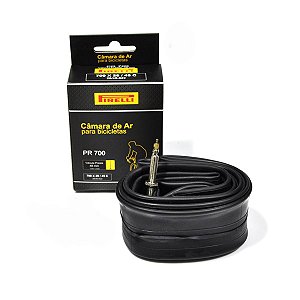 Câmara de ar Pirelli 700 x 28/45 válvula presta (bico fino) 48 mm