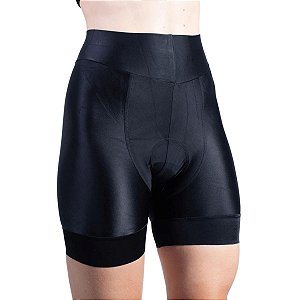 Bermuda ciclismo feminina ERT Elite lisa com forro em gel