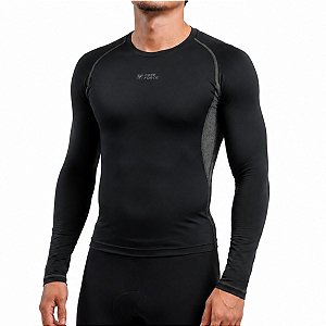 Camisa segunda pele manga longa masculina Free Force peluciada