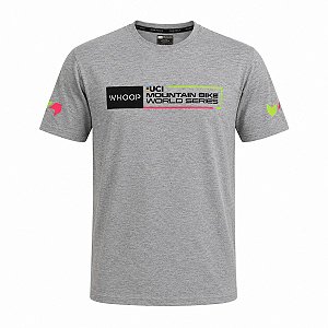 Camiseta casual masculina Free Force UCI MTB World Series