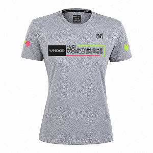 Camiseta casual feminina Free Force UCI MTB World Series