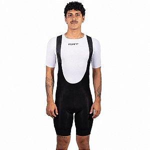 Bretelle ciclismo masculino ERT Elite forro gel c/ 3 bolsos