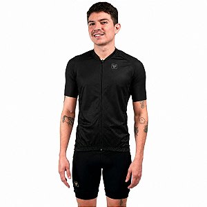 Camisa ciclismo masculina Free Force Basic Phantom