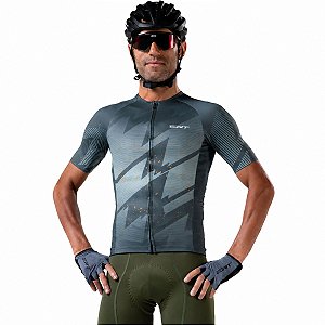 Camisa ciclismo ERT Elite Sharp slim fit unissex gola baixa