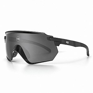 Óculos de sol esportivo HB Flare Matte Black Nickel Gray