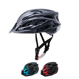 Capacete de ciclismo TSW Raptor 3 c/ sinalizador led