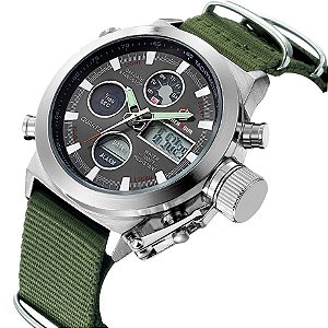 Relogio pulseira de tecido Clearance