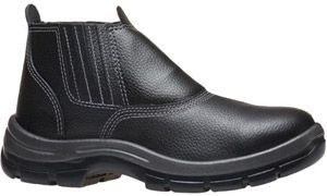 Bota De Couro sem Bico de Ferro com Elástico - U-Safe