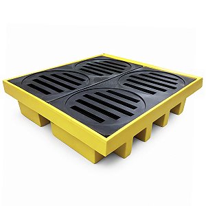Pallet de Contenção para 4 Tambores 150 Litros