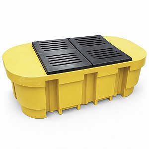 Bacia de Contenção para IBC - 1000 Litros - Amarela