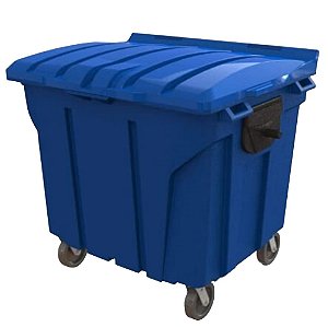 Container de Lixo de Lixo 500 Litros para Coleta Seletiva