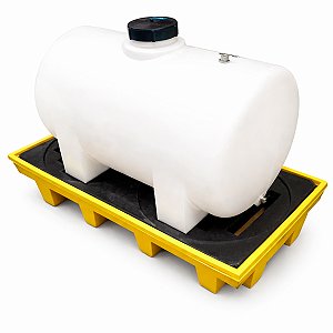 Tanque Aéreo 250 Litros com Pallet de Contenção 120 Litros