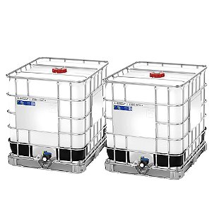 Kit com 2 IBC Containers de 1000 Litros Certificado - Standard