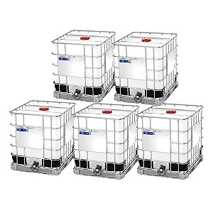 Kit com 5 IBC Containers de 1000 Litros Certificado - Standard