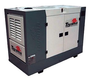 Gerador de energia 25 kva à diesel cabinado trifásico 220V - Toyama