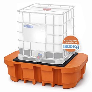 Bacia de Contenção para IBC 1000 Litros - Reforçada - Capacidade 1800 Kg