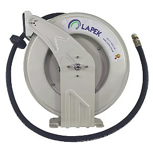 Carretel Automático p/ Óleo Lubrificante ou Água Mangueira 15m Ø 1/2"  LAPEK