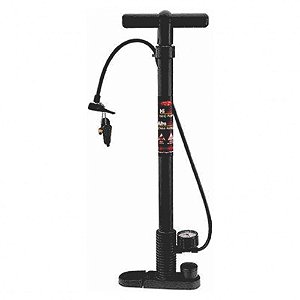 Bomba para Encher Pneus à Pedal com Bico Simples