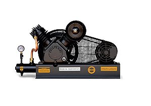 Compressor De Ar Alta Pressão Sobre Base CJ15 + APV 15 Pés 3HP 2P 175PSI 220/380V Trifásico - CHIAPERINI