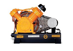 Compressor de Ar Alta Pressão Profissional Sobre Base CJ25 APV 25 Pés 175PSI sem Motor - CHIAPERINI