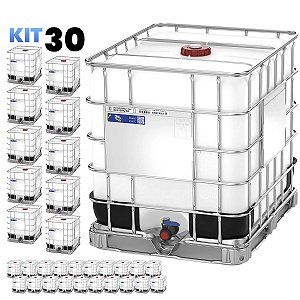 Kit com 30 IBC Containers 1000 Litros Certificado - Standard