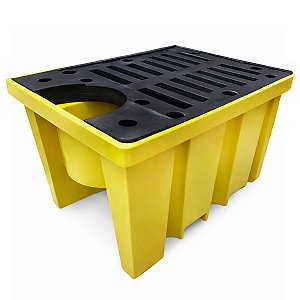 Pallet de Contenção para IBC de 1000 Litros com Pingadeira