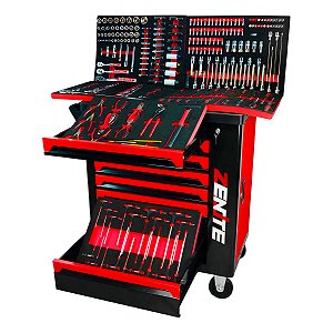 Carrinho De Ferramentas Completo Kit 253 Peças - Zenite