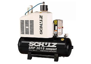 Compressor de Ar Rotativo de Parafuso SRP 3015 Compact III 15HP 11Bar 200L 220V - SCHULZ