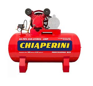 Compressor de Ar Média Pressão Red 10Pés 150 Litros sem Motor - CHIAPERINI