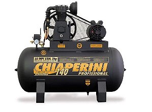 Compressor 140psi 10MPI/150 Litros Monofásico 2 HP - CHIAPERINI