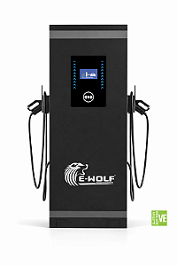 Estação de Recarga Rápida 60kW DC CCS2 Dupla TC1048-STD