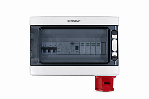 Quadro de Proteção para Carregador Elétrico 22kW com Tomada