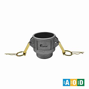 Adaptador Camlock Tipo B 4 Pol. em Alumínio LUPUS 1320