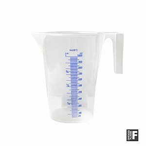 Jarra Graduada Transparente em Polipropileno 2 Litros LUPUS 2028-2L
