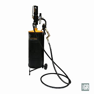 Propulsora Pneumática para Graxa 60:1 com Reservatório 20 kg LUPUS 9024-G7