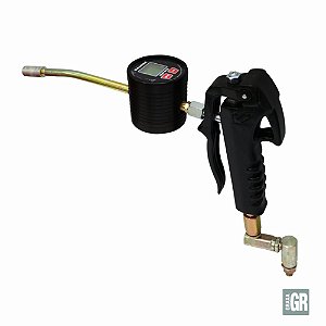 Medidor Digital para Graxa 8000 psi com Extensão Rígida LUPUS 2100S-DR