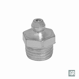 Graxeira Reta 1/4 Pol. NPT 7500 psi Pacote 100 un. LUPUS 1024