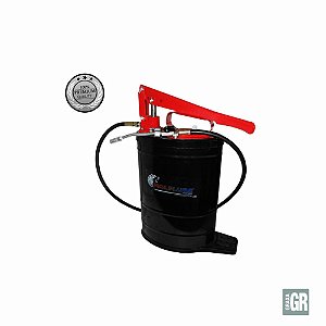 Bomba Manual para Graxa 20 kg 4800 psi Mangueira 1,5 m LUPUS 7020W-H