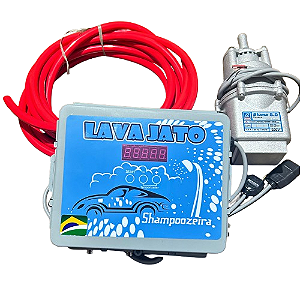 Shampoozeira Automotiva para Lava Rápido com Painel Digital