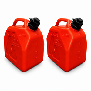 Kit 2 Galão para Gasolina 10 litros