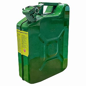 Galão Reservatório Tanque De Combustível Militar 10l Verde - Lupus