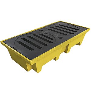 Pallet de Contenção para 2 Tambores 200 Litros