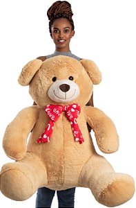 Urso de Pelúcia Laço Love 1,15cm GG - CORES DIVERSAS