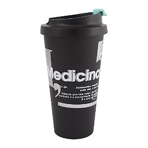 Copo térmico plástico  500ml- Medicina