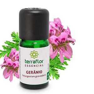 Óleo Essencial Puro 10ml - Gerânio