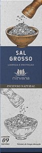 Incenso Natural 9 varetas Nirvana - Sal Grosso